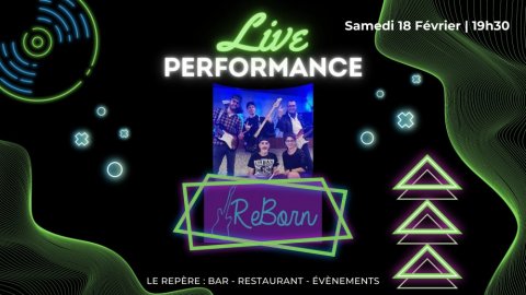 Groupe Rebord en concert Live dans votre bar à ambiance Le Repère Pont de Vaux