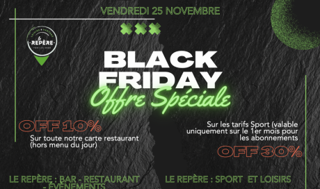 Black Friday dans votre Bar & Restaurant Le Repère Pont de Vaux