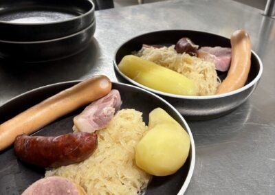 Choucroute au restaurant Le Repère à Gorrevod