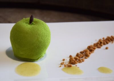Dessert pomme au restaurant Le Repère à Gorrevod